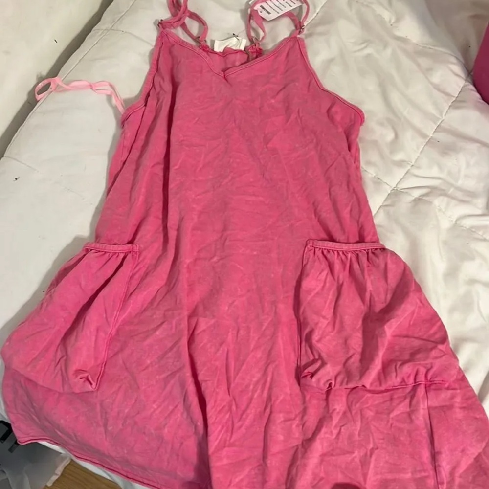 Very J Pink Chemise Sleepwear